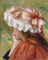 Head of a Young Girl In a Red Hat Poster Print by Pierre-Auguste Renoir - Item # VARPDX265423